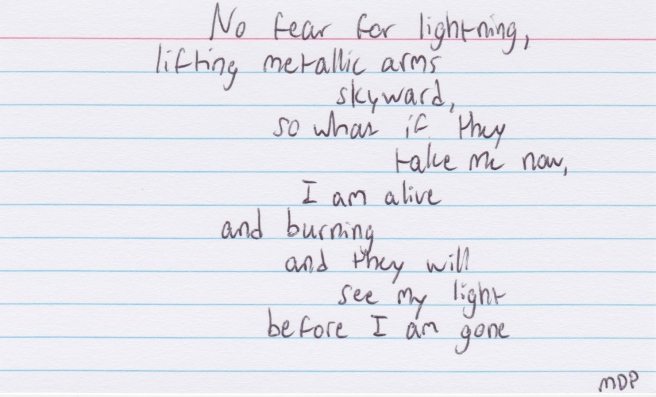 33 no fear for lightning